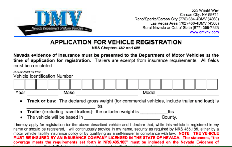 dmv flamingo nv